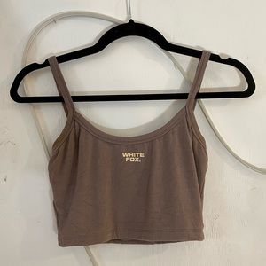 White Fox Boutique Cropped Tank